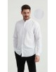 M2501-1 Chemise en oxford - Blanc