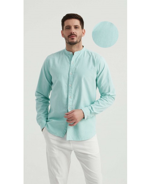 M2501-3 Chemise en oxford - Vert