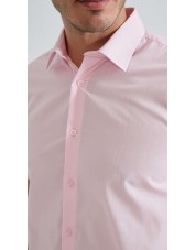 YE-2303 Chemisette rose en confort fit