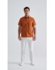 YE-2388 Chemisette terracotta confort fit