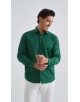 YE-282 Chemise verte coupe confort