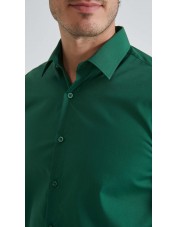 YE-282 Chemise verte coupe confort
