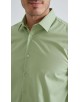 YE-287 Chemise unie coupe confort - Vert sauge