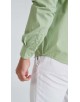 YE-287 Chemise unie coupe confort - Vert sauge