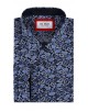 GT-7033-01 Chemise à motifs du 2XL au 5XL- Bleu