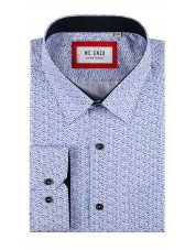 GT-7033-10 Chemise à motifs du 2XL au 5XL- Blanc