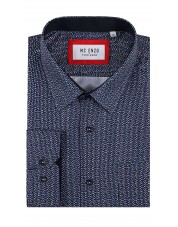 GT-7033-11 Chemise à motifs du 2XL au 5XL- Marine