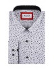 GT-7033-12 Chemise à motifs du 2XL au 5XL- Blanc