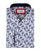 GT-7033-13 Chemise à motifs du 2XL au 5XL- Blanc