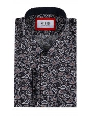 GT-7033-02 Chemise à motifs du 2XL au 5XL- Marine