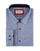 GT-7033-04 Chemise à motifs du 2XL au 5XL- Bleu