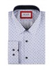 GT-7033-06 Chemise à motifs du 2XL au 5XL- Blanc