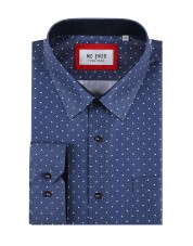 GT-7033-07 Chemise à motifs du 2XL au 5XL- Bleu