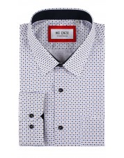 GT-7033-08 Chemise à motifs du 2XL au 5XL- Blanc