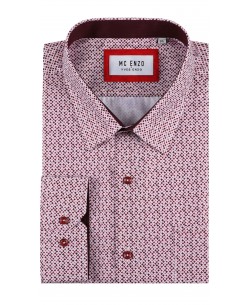 GT-7033-09 Chemise à motifs du 2XL au 5XL- Rose
