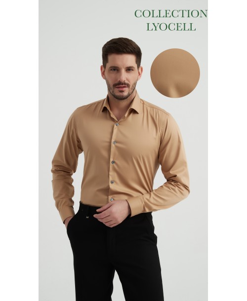 LYO-0421-3 Chemise en lyocell - Doré