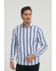 1506249-02 Chemise à rayures coupe confort - Ciel