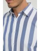 1506249-02 Chemise à rayures coupe confort - Ciel