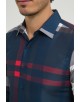 SLIM5052-02 Chemise carreaux tartan slim fit