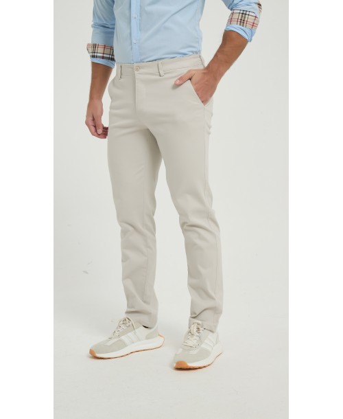 YE-807-34 Chino stretch gris perle (T38 à T52) YE-807-34 Chino stretch gris perle (T38 à T52)