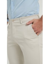 YE-807-34 Chino stretch gris perle (T38 à T52)