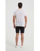 23501-01 T-shirt blanc en lin