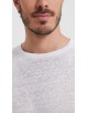 23501-01 T-shirt blanc en lin