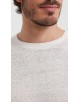 23501-02 T-shirt off white en lin