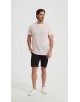 23501-05 T-shirt rose poudré en lin