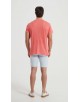 23501-06 T-shirt terracotta en lin