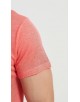 23501-06 T-shirt terracotta en lin
