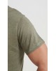 23501-09 T-shirt kaki en lin