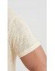 23501-10 T-shirt jaune en lin