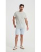 23501-11 T-shirt vert doux en lin