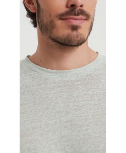 23501-11 T-shirt vert doux en lin