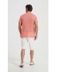 23501-13 T-shirt corail en lin