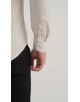 BAM-3390-4 Chemise en bambou tissu piqué - Champagne