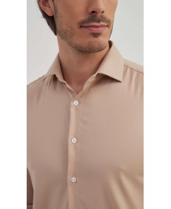 BAM-3390-6 Chemise en bambou - Beige