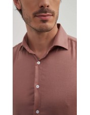 BAM-3390-7 Chemise en bambou - Terracotta