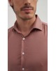 BAM-3390-7 Chemise en bambou - Terracotta