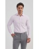 SLIM5050-2 Chemise nid d'abeille- Rose