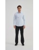 SLIM5050-3 Chemise nid d'abeille- Ciel