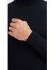 YE-6735-217 Pull Cashmere Touch col cheminée - Kaki