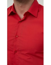 SLIM1009-22 Chemise rouge slim fit