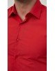 SLIM1009-22 Chemise rouge slim fit