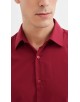 SLIM1009-73 Chemise bordeaux slim fit