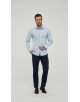 SLIM1009-78 Chemise bleu ciel slim fit