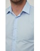 SLIM1009-78 Chemise bleu ciel slim fit