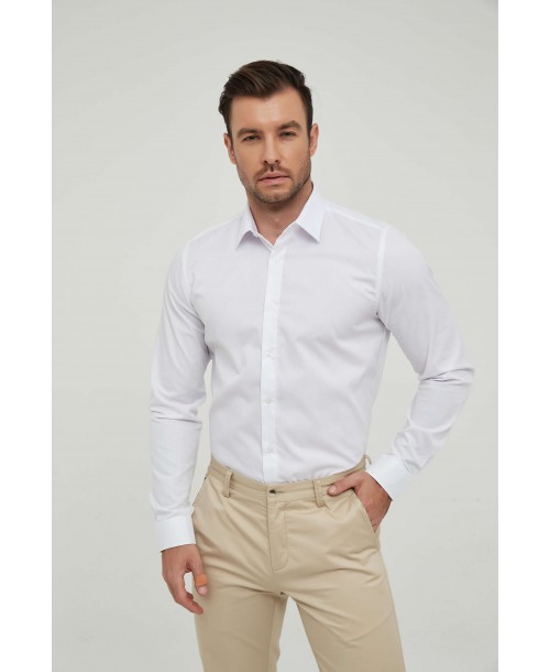 SLIM1009-9 Chemise blanche slim fit
