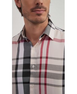 1506235-1 Chemise carreaux TARTAN coupe confort